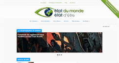 Desktop Screenshot of etat-du-monde-etat-d-etre.net