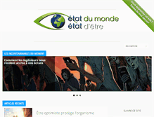 Tablet Screenshot of etat-du-monde-etat-d-etre.net